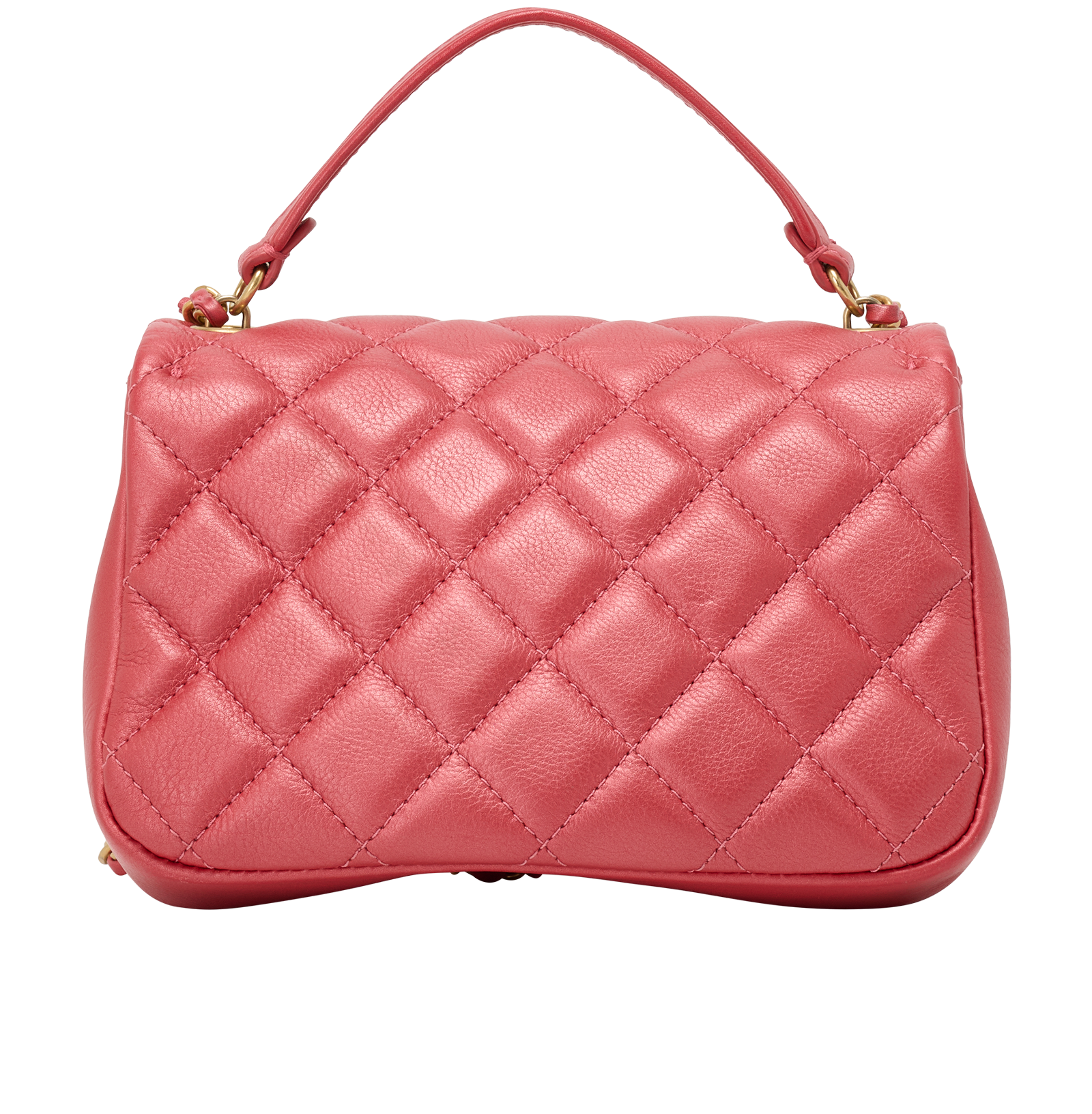 Mini Business Affinity Top Handle, &pound;3,100, Handbags, Red, Lambskin Leather, Back view